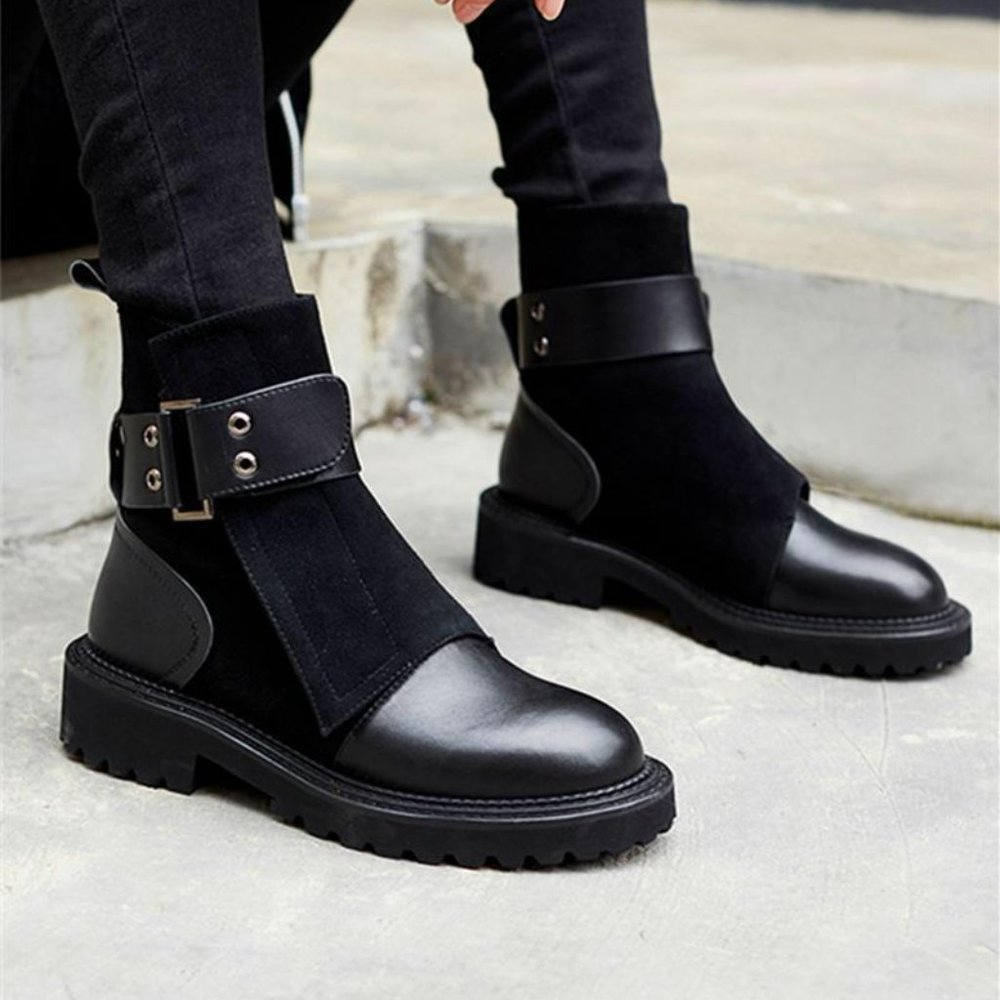 Ankle Buckle Boots